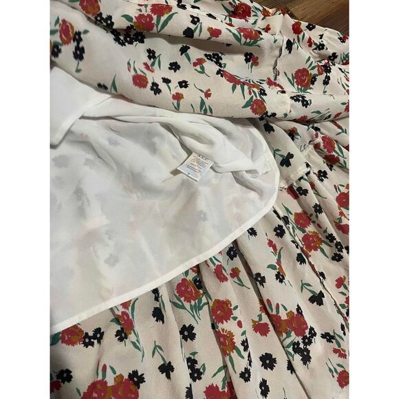 A.L.C. Floral Richards Silk MIDI Dress Sz 2 - Picture 13 of 15